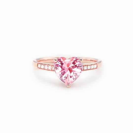 Pink Heart Ring | Støtt brystkreft