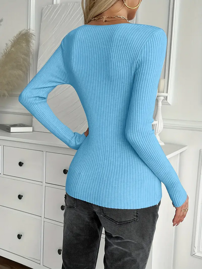 Maya Chic Slim Pullover Sweater l Sammen Mot Diabetes