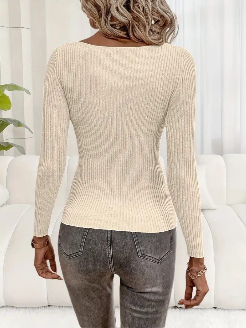 Pia Refined Knitted Top l Sammen Mot Brystkreft