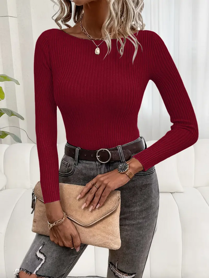 Pia Refined Knitted Top l Sammen Mot Brystkreft