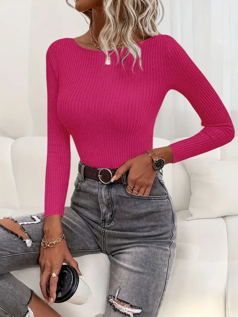 Pia Refined Knitted Top l Sammen Mot Brystkreft