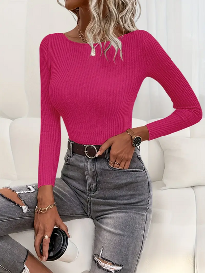 Pia Refined Knitted Top l Sammen Mot Brystkreft