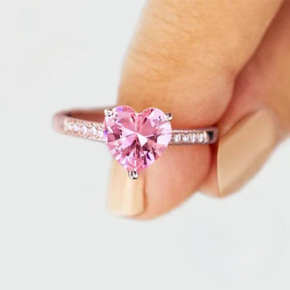 Pink Heart Ring | Støtt brystkreft