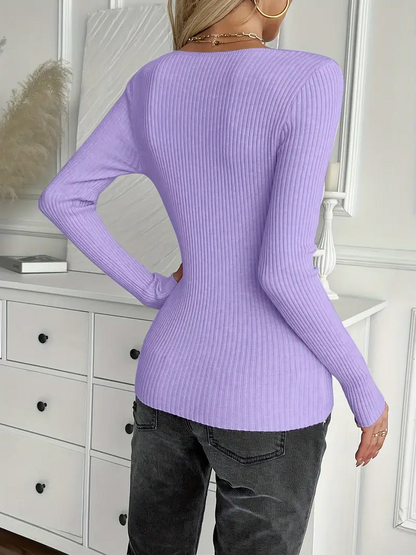 Maya Chic Slim Pullover Sweater l Sammen Mot Diabetes